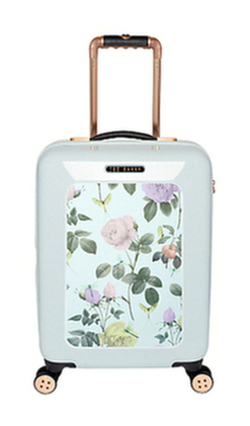 Ted Baker Distinguished 4-Wheel Small 54cm Cabin Suitcase, Green
